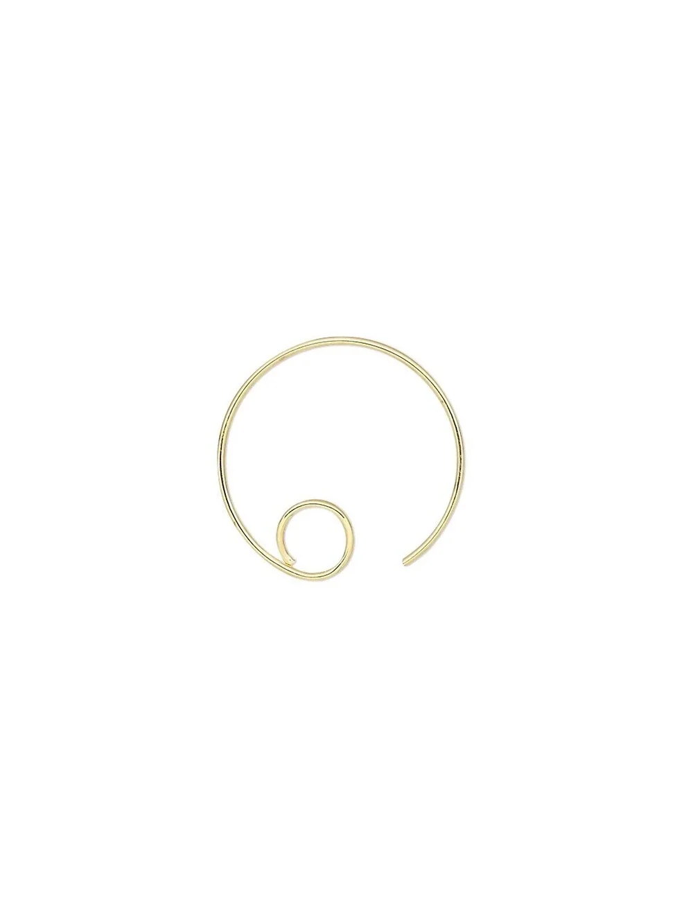 10 Gold 14K Plated Fancy Round Circles Ear Wires Earring Findings